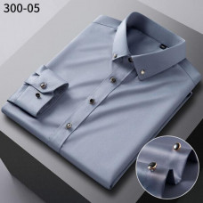 Mens Dress Shirts Clothes Long Sleeve Formal Slim Business No Iron Casual Shirts