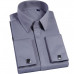 Mens Dress Shirts Long Sleeves French Cuff Formal Business With Cufflinks Shirts