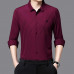 New Men's Dress Shirts Formal Business Long Sleeves Printed Casual Shirts Tops