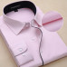 New Mens Dress Shirts Long Sleeve Formal Casual Business Work Camisas Shirts Top