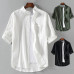 Spring and Summer Stand Collar Shirts