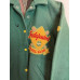 Vintage 60s 70s Independent Ball Club Varsity Jacket Green Womens L/XL Snap Coat