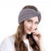 Women Ladies Wide Twist Rib Headband Stretch Hairband Elastic Head Wrap Turban 