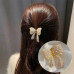 Rhinestone Small Hairpin Bow Hair Claw Pearl Hair Clip Jewelry Accessories