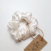 100% MULBERRY SILK SATIN MEDIUM SCRUNCHIE HANDMADE BY LARA IN LONDON LIKE SEZANE