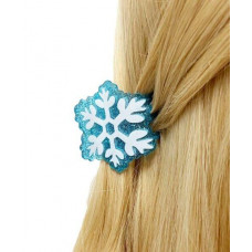 NEW Snowflake Hair Claw Hair Clip Accessories Holiday Women's Christmas Blue 