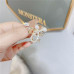 Rhinestone Small Hairpin Bow Hair Claw Pearl Hair Clip Jewelry Accessories