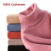 100% Cashmere High Collar Women's Sweater 2022 Bottoming Sweater Top