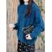 New Autumn/Winter Sweater Velvet Loose Pullover Loose Knitted Sweater