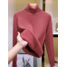 Winter Turtleneck Slim Sweater Womem Warm Thicken Knit Soft Sueter Top